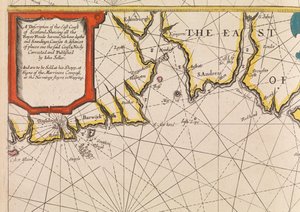 Der englische Pilot das erste Buch: Beschreibung der nördlichen Navigation, ca. 1671 von John Seller