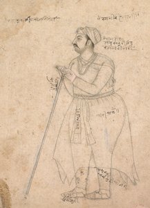 Porträt von Maharaja Rai Singh von Bikaner (regierte 1574-1612)