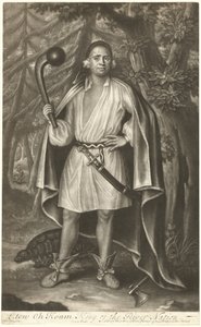 Etow Oh Koam, König der Flussnation von John Simon after John Verelst