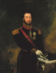 Porträt von D. Pedro, Herzog von Bragança von John Simpson