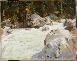 Ein Wildbach in Norwegen, 1901
