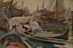Beim Zeichnen auf der Giudecca