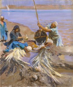 Ägypter heben Wasser aus dem Nil, 1890-91