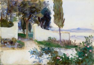 Tore einer Villa in Italien