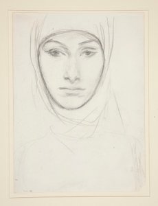 Kopf einer Frau von John Singer Sargent