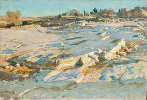 In der Nähe des Ölbergs, Jerusalem, ca. 1905-06 von John Singer Sargent