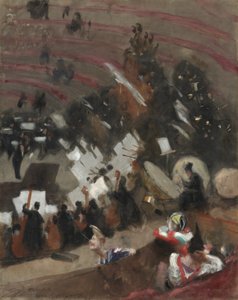 Probe des Pasdeloup-Orchesters im Cirque d