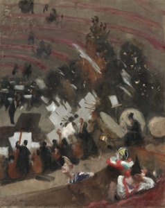 Probe des Pasdeloup-Orchesters im Cirque d
