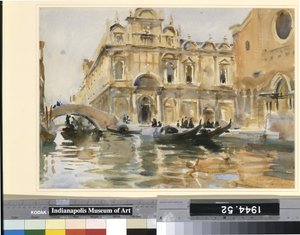 Rio Dei Mendicanti, Venedig von John Singer Sargent