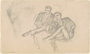 Sitzende Männer von John Singer Sargent