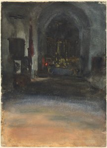 Spanisches Kircheninneres, ca. 1880 von John Singer Sargent