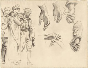 Studien für Gassed von John Singer Sargent