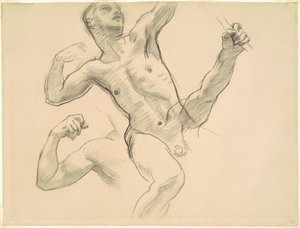 Studien von Achilles für "Chiron und Achilles" von John Singer Sargent