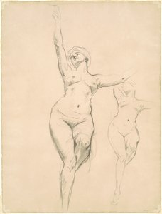 Studien des Sieges für Tod und Sieg, 1920-1922 von John Singer Sargent