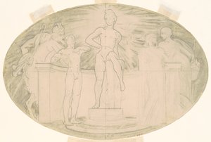 Studie für klassische und romantische Kunst, ca. 1921 von John Singer Sargent
