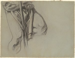 Studie von Adam für die "Fünfzehn Geheimnisse des Rosenkranzes" von John Singer Sargent