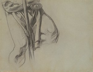 Studie von Adam für die fünfzehn Geheimnisse des Rosenkranzes, 1903-1916 von John Singer Sargent