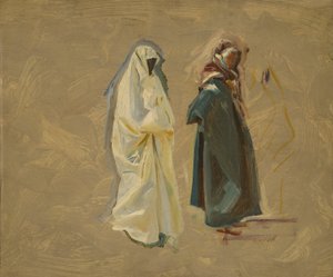Studie von zwei Beduinen