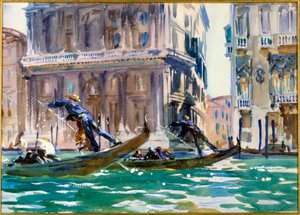 Ansicht des Canal Grande in Venedig