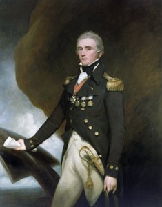 Porträt von Kapitän Sir Edward Berry (1768-1831), diente unter Horatio Nelson (1758-1805) in der Schlacht von Aboukir (oder Schlacht am Nil) 1798 und in der Schlacht von Trafalgar 1805 von John Singleton Copley