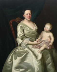 Porträt von Mrs. Daniel Rea und Kind