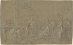 Studie für "Der Tod des Earl of Chatham" von John Singleton Copley