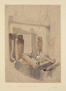 Mumien in der Bristol Institution, ca. 1834 von John Skinner Prout