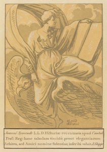 Der Evangelist Johannes von John Skippe after Parmigianino