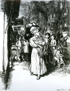 Sechste Avenue und 30. Straße von John French Sloan