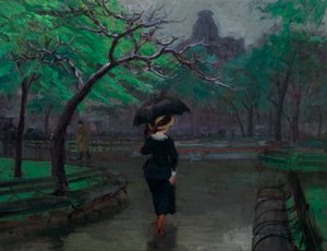 Frühlingsregen, New York