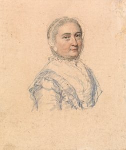 Porträt einer Frau, nach dem Leben, nach rechts blickend von John Smart