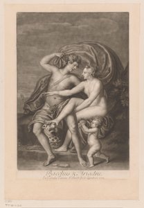 Bacchus findet Ariadne auf Naxos von John Smith