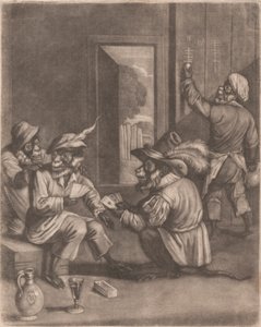 Affen spielen Karten von John Smith