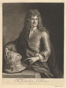 Porträt von Grinling Gibbons