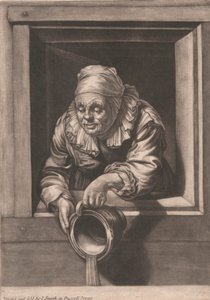Frau am Fenster