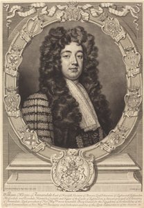 William Johnston, Marquess of Annandale von John Smith after Sir Godfrey Kneller