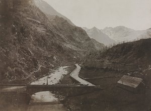 Blick entlang der Route nach Luz, Portugal, 1852-1853 von John Stewart