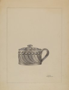 Senftopf, ca. 1936 von John Tarantino