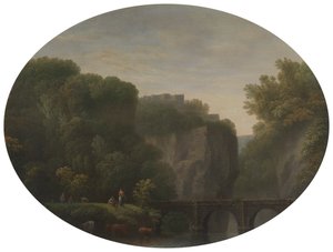 Eine Brücke über den Fluss Wye
