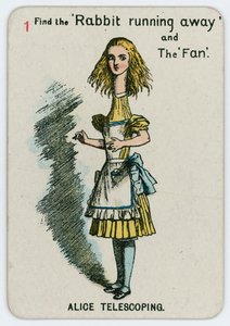 Alice Teleskop von John Tenniel