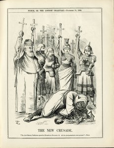 Illustration von John Tenniel (1820-1914) in Punch von John Tenniel