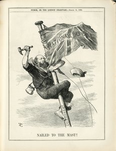 Illustration von John Tenniel (1820-1914) in Punch