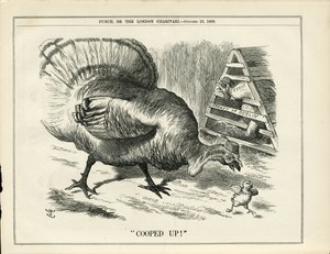 Illustration von John Tenniel (1820-1914) in Punch von John Tenniel