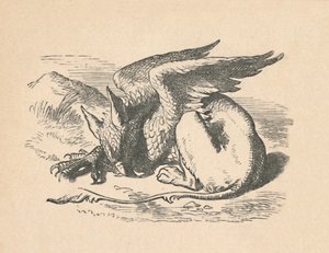 Der Greif schläft in der Sonne, 1889 von John Tenniel