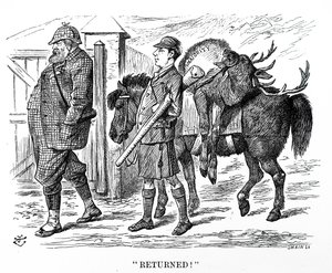 Die Khaki-Wahl von John Tenniel
