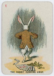 Der Hase läuft weg von John Tenniel
