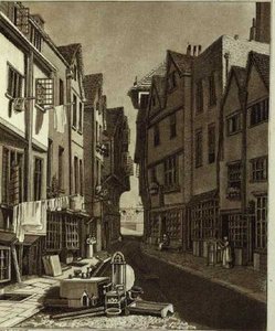Ansicht des Kleinen Heiligtums vom Westende, graviert von W.M. Fellows