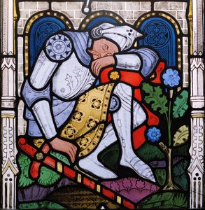 Schlafender Ritter (Detail)