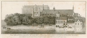 Ostansicht von Westminster vom Wasser aus