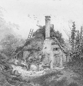 Auf Merrow Common, Surrey, 1797 von John Thomas Smith